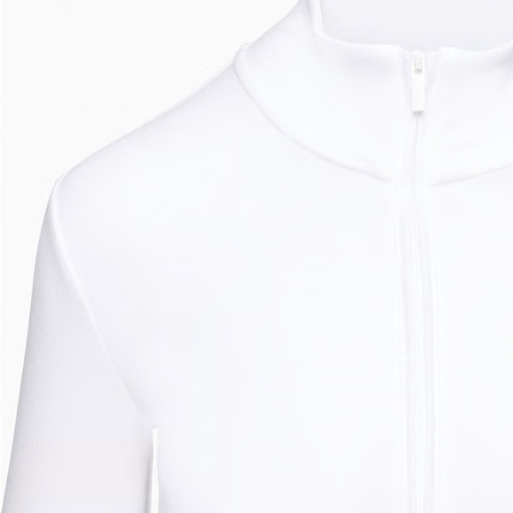 Sunday Best White Monarch 1/2 Zip Longsleeve - Picture 4 of 7